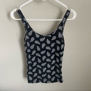 Paisley Tank Top Size S